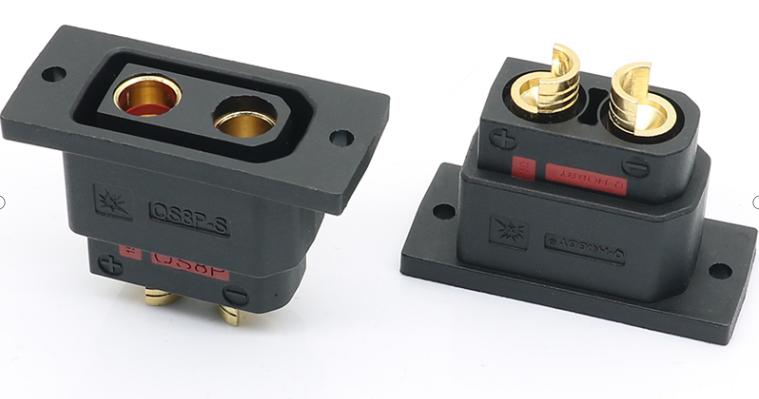 QS8P-S Connector de corrent gran Mascle Femella Petit volum Dron Interfície de connector de bateria Terminal 12