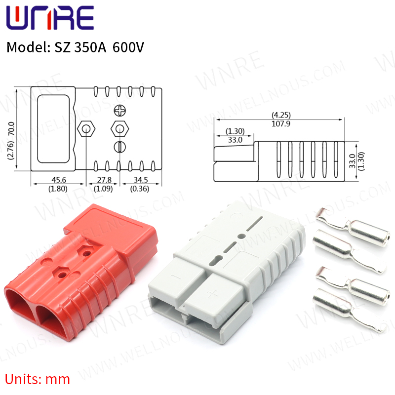 Plug Wiring Wiring (2-0awg-70mm²) Ngisi Soket Batter Baterai Energi Konektor2