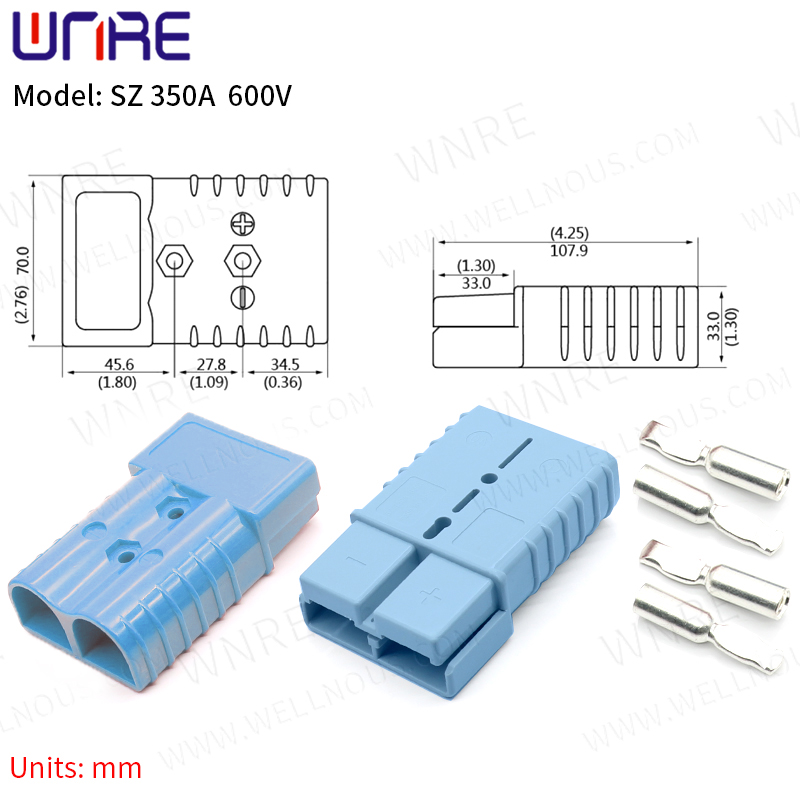 Plug wiring plug SZ350A (2-0awg-70mm²) Ngisi Soket Batter Baterai Tenaga Ngatur3